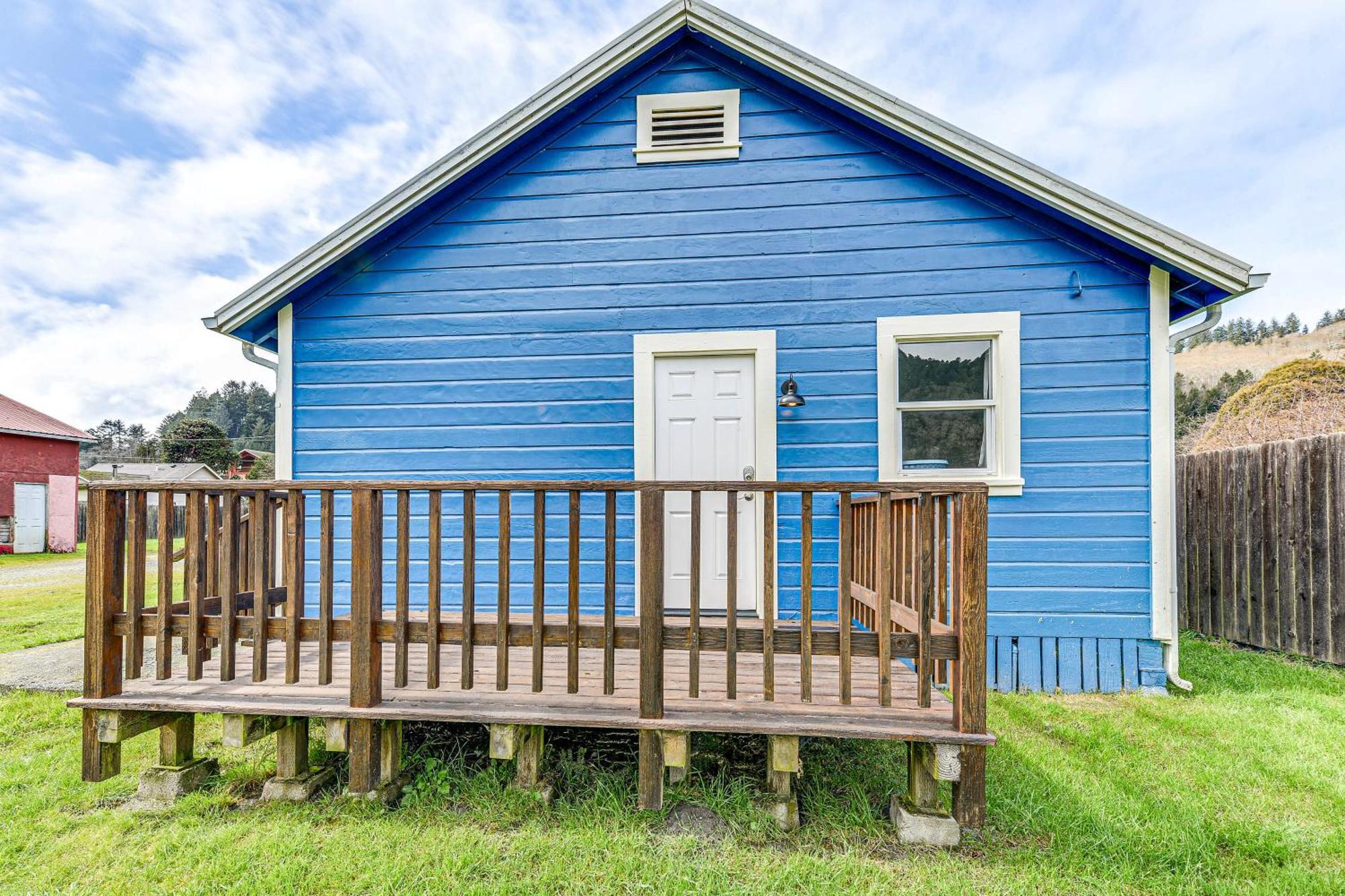 Cozy Norcal Cottage 2 Mi To Redwoods And Beaches! Orick Dış mekan fotoğraf